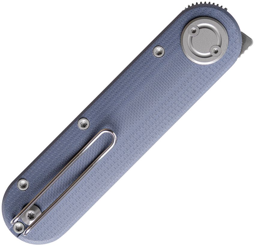 VOSTEED CORGI-V VOSA3711 – BLUE G10 HANDLE, VANCHOR LOCK, N690 STEEL FOLDING KNIFE – MADE IN CHINA