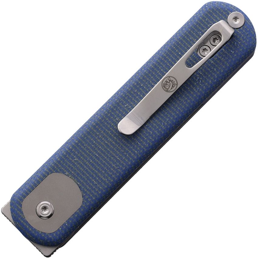 VOSTEED CORGI VOSA0725 TREK LOCK – SATIN 14C28N SHEEPSFOOT BLADE – BLUE MICARTA HANDLE – MADE IN CHINA