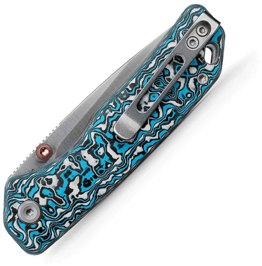 Vosteed Knives Marten Button Lock Folding Knife 2.98