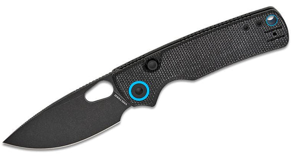 VOSTEED PORCUPINE VOSA2601 – BLACK MICARTA TOP LINER LOCK, 14C28N DROP POINT EDC - MADE IN CHINA - SRK KNIVES AND SPORTS INC