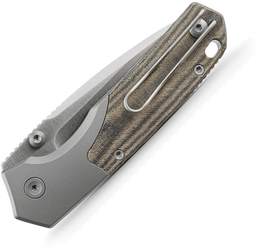 VOSTEED PSYOP VOSA2218 – MICARTA HANDLE, LINER LOCK, S35VN STEEL FOLDING KNIFE – MADE IN CHINA