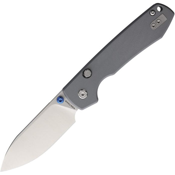 VOSTEED VOSA2906 RACCOON TOP LINERLOCK GRAY G10 HANDLE 14C28N STEEL FOLDING KNIFE. - S&R KNIVES INC
