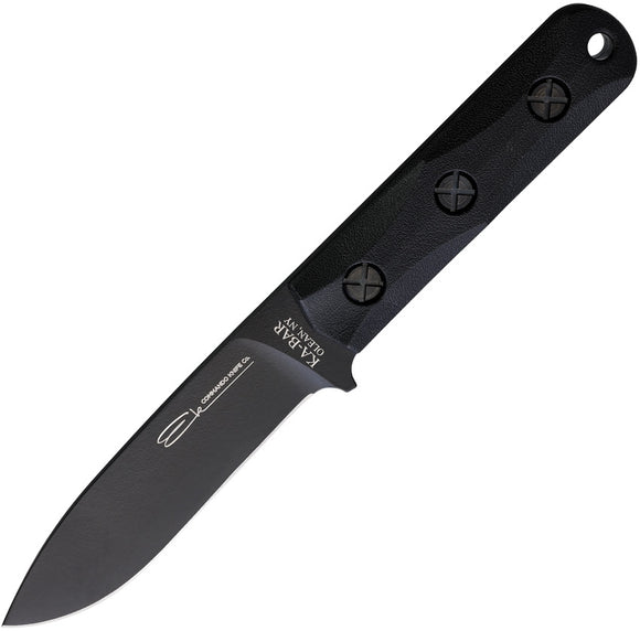 KABAR EK EK51 1095 CRO-VAN STEEL FIXED BLADE KNIFE WITH SHEATH.