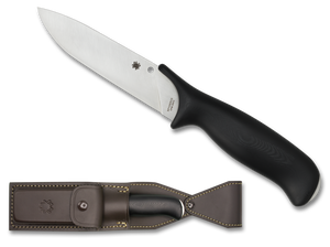 SPYDERCO FB42GP ZOOMER CPM-20CV STEEL TOM ZOOMER G10 FIXED BLADE KNIFE W/SHEATH