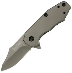 KERSHAW 3560 EMBER 8CR13MOV STEEL ASSISTED PLAIN EDGE FOLDING KNIFE.