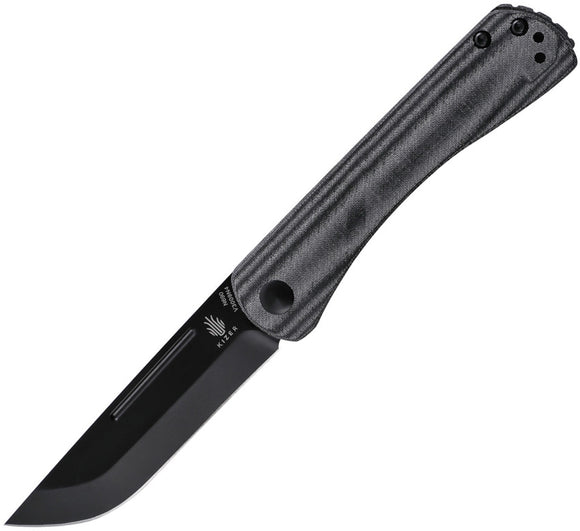 KIZER CUTLERY KIV3009N4 PINCH BLACK MICARTA N690 STEEL FOLDING KNIFE