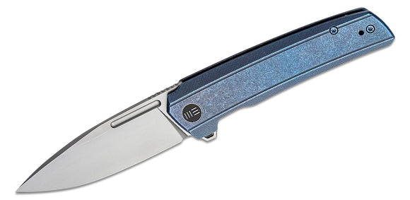 WE KNIVES WE21021B3 SPEEDSTER BLUE TI CPM-20CV FOLDING KNIFE.