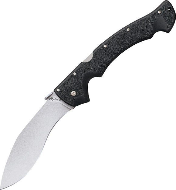 COLD STEEL 62JL RAJAH II 6 INCH STONEWASH FINISH AUS-10A STEEL FOLDING KNIFE