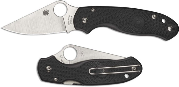 SPYDERCO C223PBK PARA 3 FRN HANDLE CTS BD1N STEEL LIGHTWEIGHT FOLDING KNIFE.