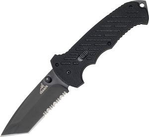 GERBER G0118 FAST CLIP 7CR17MOV STEEL BLACK G10 HANDLE FOLDING KNIFE.