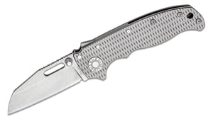 DEMKO KNIVES AD20.5 SHARK POINT SHARK LOCK CPM -3V TEXTURED TI FOLDING KNIFE