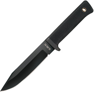 COLD STEEL 49LCK SRK SK5 CARBON STEEL FIXED BLADE KNIFE WITH SHEATH.