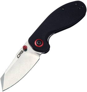 CJRB KNIVES J1918BKF MAILEAH LINERLOCK AR-RPM9 STEEL BLACK G10 FOLDING KNIFE.