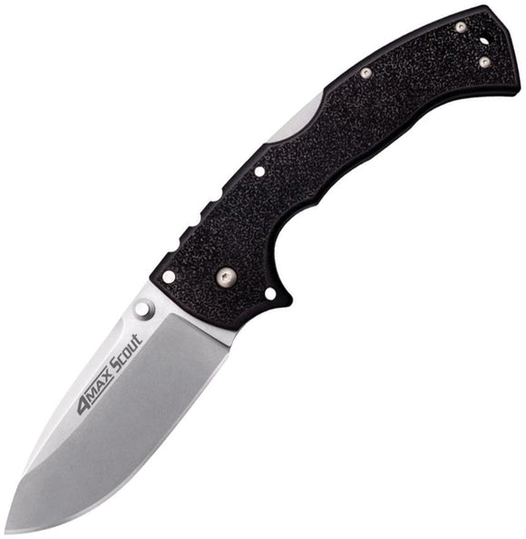 COLD STEEL 62RQ 4-MAX SCOUT LOCKBACK PLAIN EDGE AUS-10A FOLDING KNIFE