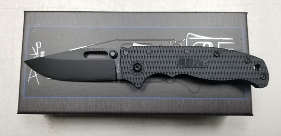 DEMKO KNIVES AD 20.5 BLACK CLIP POINT DLC AUS10A SHARK LOCK FOLDING KNIFE.