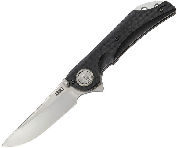 CRKT 5401 SEISMIC DEADBOLT LOCK SATIN FLAVIO IKOMA 1.4116 STEEL FOLDING KNIFE