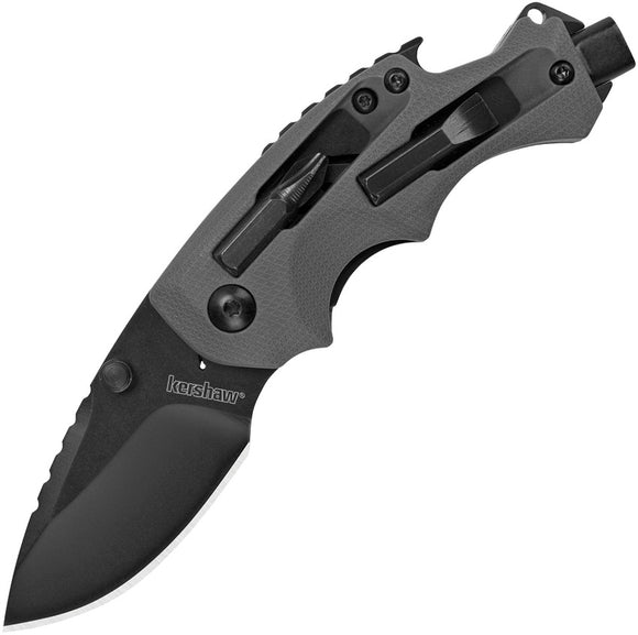 KERSHAW 8720 SHUFFLE DIY LINERLOCK GRN HANDLE FOLDING KNIFE.