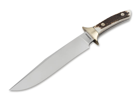 BOKER 02BA594HH ARBOLITO EL GIGANTE 2.0 STAG ACX390 FIXED BLADE KNIFE W/SHEATH.