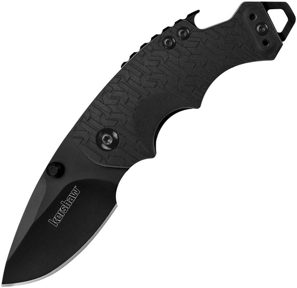 KERSHAW 8700BLK SHUFFLE PLAIN EDGE FOLDING KNIFE.