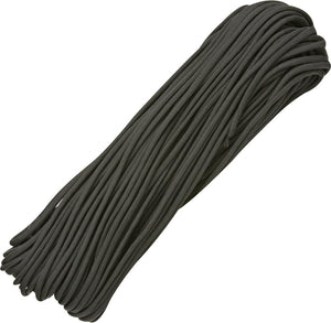 PARACHUTE CORD RG101H BLACK 100 FEET 550 TEST PARA CORD.