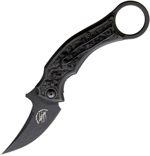 BASTINELLI CREATIONS BAS18Z MAKO LINERLOCK BRONZE N690 STEEL FOLDING KNIFE.