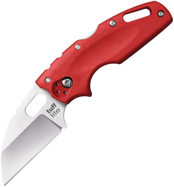 COLD STEEL 20LTR TUFF LITE RED AUS-8 STEEL FOLDING KNIFE.