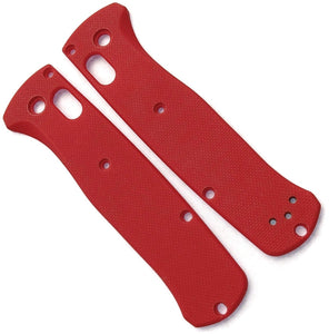 FLYTANIUM FLY442 RED G10 SCALE FOR FOR BENCHMADE BUGOUT KNIFE