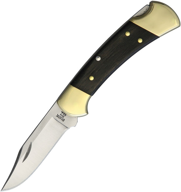 BUCK 112 112BRS FOLDING RANGER LOCKBACK FOLDING KNIFE NEW WITH LEATHER SHEATH.