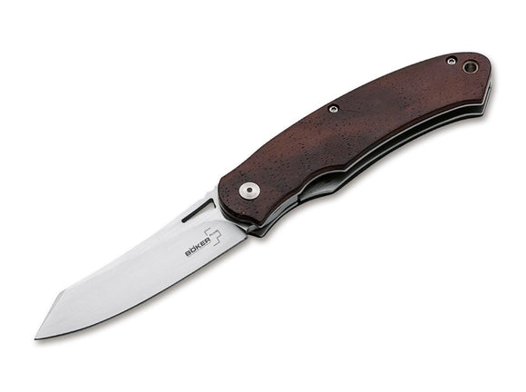 BOKER 01BO895 BOKER PLUS TAKARA D2 STEEL COCOBOLO HANDLE FOLDING KNIFE