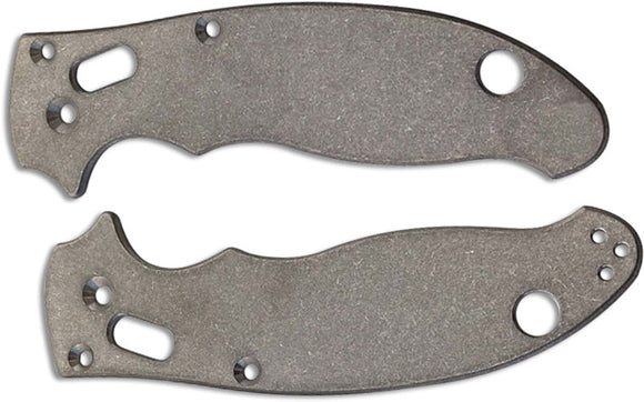 FLYTANIUM FLY580 TITANIUM SCALE FOR SPYDERCO MANIX 2 KNIFE