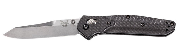 Benchmade 940-1 Osborne Reverse Tanto Carbon Fiber CPM-S90V Plain Folding Knife