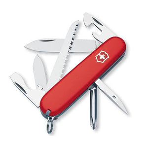 SWISS ARMY VICTORINOX 1.34613-033-X1 HIKER RED B2B MULTI FUNCTION FOLDING KNIFE.