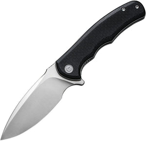 CIVIVI KNIVES CIVC18062C2 MINI PRAXIS LINERLOCK BLACK D2 STEEL FOLDING KNIFE.