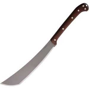 CONDOR CTK284014HC MID MAKARA 1075HC STEEL WALNUT HANDLE MACHETE WITH SHEATH