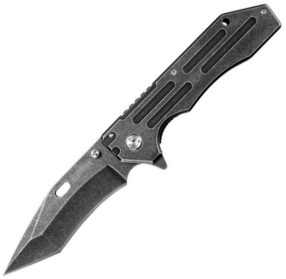 KERSHAW 1302BW LIFTER 3CR13 STEEL FRAMELOCK BLACKWASH SPEED SAFE FOLDING KNIFE.