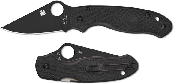 SPYDERCO C223PBBK PARA 3 FRN BLACK CTS BD1N STEEL LIGHTWEIGHT FOLDING KNIFE.