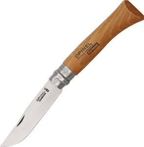 OPINEL OP13100 #10 VRN10 5 1/8" CLOSED CARBON STEEL FRENCH FOLDING KNIFE.