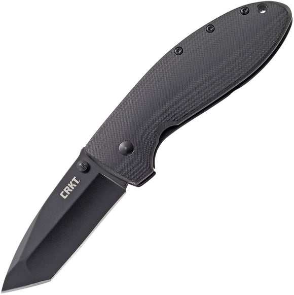 CRKT 7740 GUNGHO TOM KREIN 8CR13MOV STEEL PLAN EDGE FOLDING KNIFE