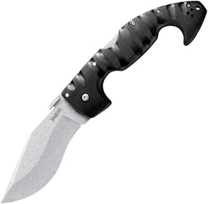 COLD STEEL 21ST SPARTAN AUS-10A STEEL PLAIN EDGE FOLDING KNIFE