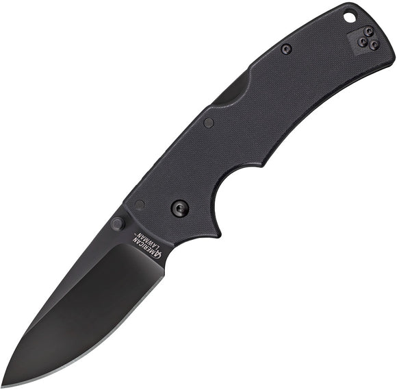 COLD STEEL 58B AMERICAN LAWMAN DLC COATED S35VN STEEL FOLDING KNIFE