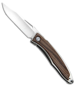 CHRIS REEVE MNA-1016 MNANDI MACASSAR EBONY INLAY S45VN BLADE STEEL FOLDING KNIFE