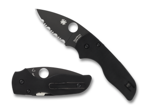 SPYDERCO C230GSBBK BLK LIL NATIVE SPYDEREDGE G10 HANDLE CPM S30V FOLDING KNIFE.