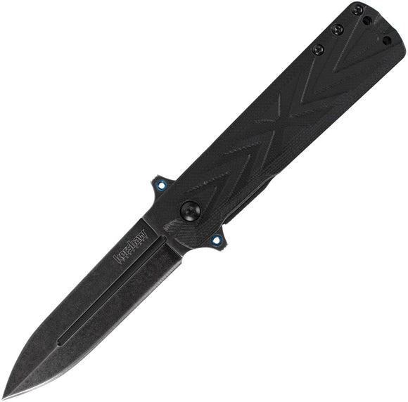 KERSHAW 3960 BARSTOW 8CR13MO STEEL LINERLOCK SPEEDSAFE FOLDING KNIFE.