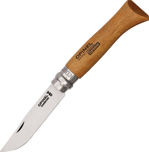 OPINEL OP13080 #8 VRN8 3 5/8" CLOSED CARBON STEEL FRENCH FOLDING KNIFE.