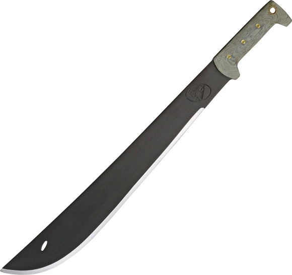 CONDOR CTK2020HCM EL SALVADOR 1075 STEEL MICATA HANDLE MACHETE LEATHER SHEATH.