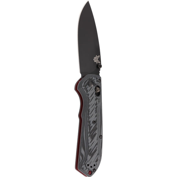 BENCHMADE 560BK-1 FREEK CPM-M4 BLADE STEEL PLAIN EDGE FOLDING KNIFE.