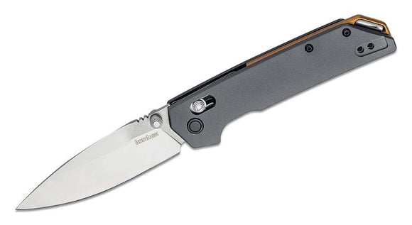 KERSHAW 2038 IRIDIUM DURALOCK D2 STEEL GRAY ULTIMATE MODERN FOLDING KNIFE.