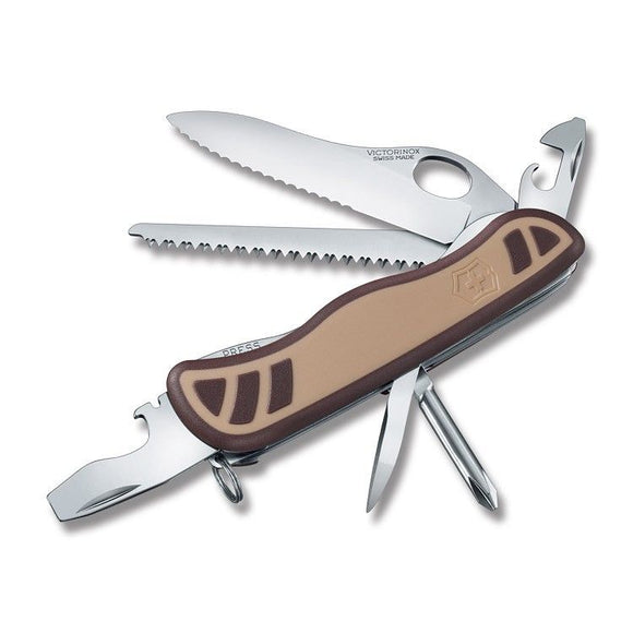 SWISS ARMY VICTORINOX 0.8461.MWC941US2 ONE HAND TREKKER POCKET KNIFE.