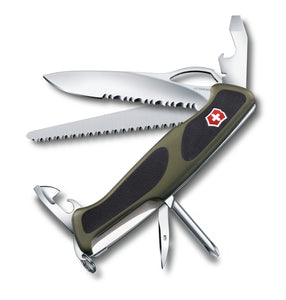 SWISS ARMY VICTORINOX 0.9663.MWC4-X4 RANGERGRIP 178 GREEN POCKET KNIFE.