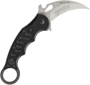 FOX FOX479SW FOLDING N690CO BLADE STEEL PLAIN EDGE FOLDING KNIFE.